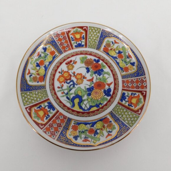 Set of 4 Imari Style Porcelain Wall Plaques Display Plates Made in Japan Vintage - Picture 6 of 10